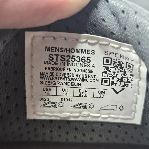 *NEW* Sperry Men's Gold Mako 2-eye Grey Suede Boat Shoes Size 15 - Picture 11 of 13